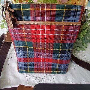 Coach Tarten Plaid Crossbody with Hangtag